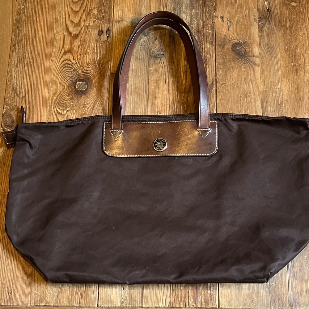 Dooney & Bourke Brown Nylon Tote Bag